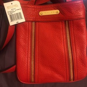 Authentic MK watermelon LG crossbody bag